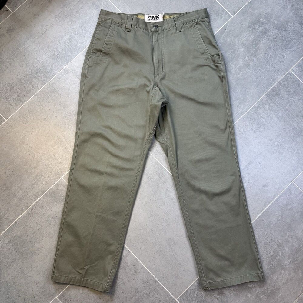 Mountain Khakis Teton Twill Pants 34x30 Sage Green Workwear